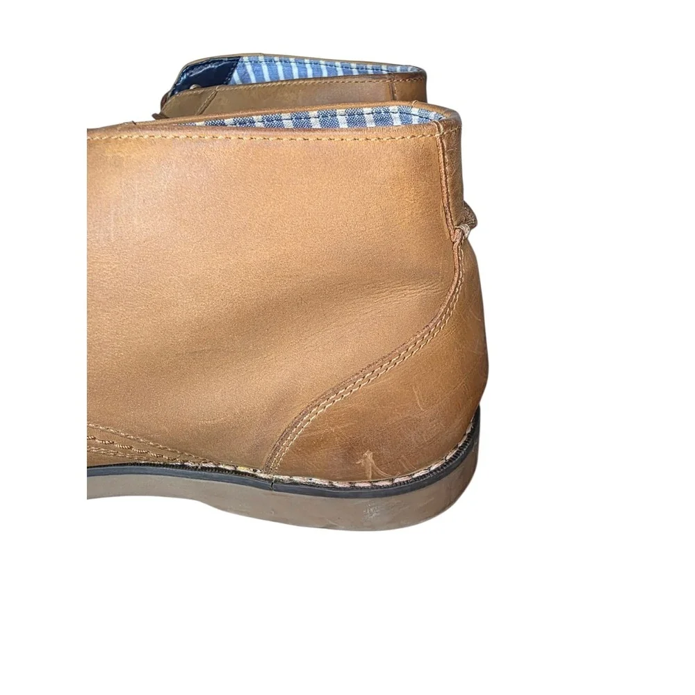 Sperry Top-Sider Men's 13 Brown Leather Chukka Boots Lace Up Ankle Casual